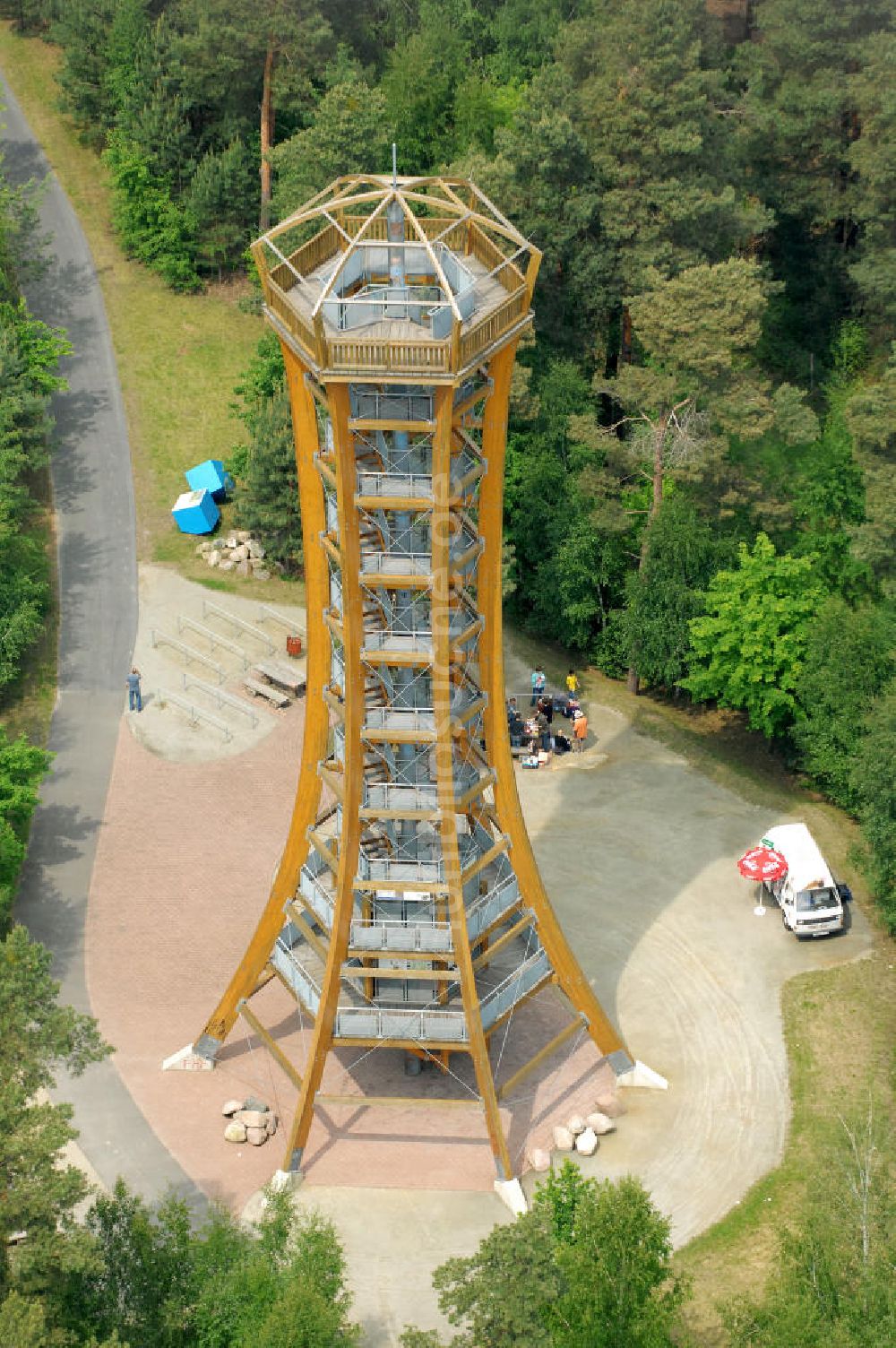 Luftbild Bohsdorf - Aussichtsturm / Tower Bohsdorf