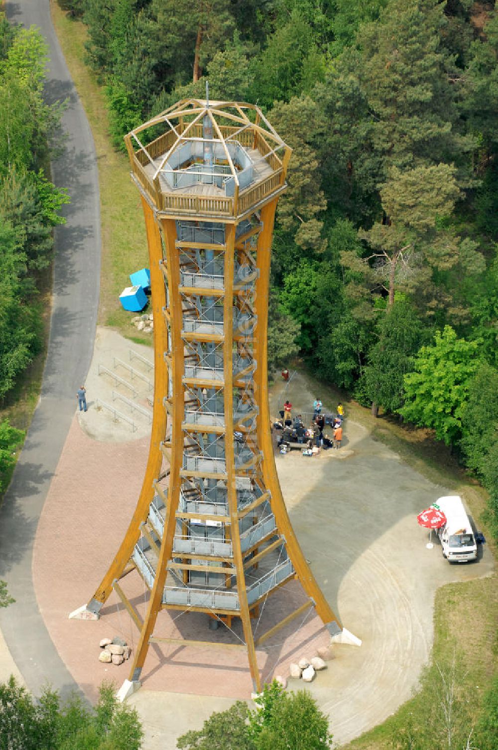 Luftaufnahme Bohsdorf - Aussichtsturm / Tower Bohsdorf