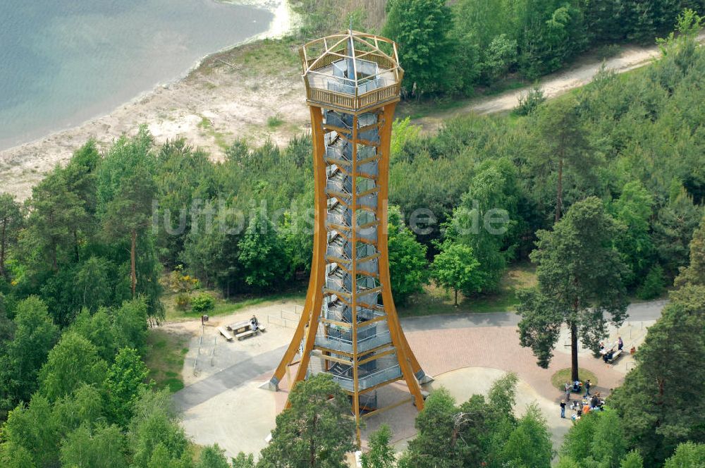 Luftbild Bohsdorf - Aussichtsturm / Tower Bohsdorf