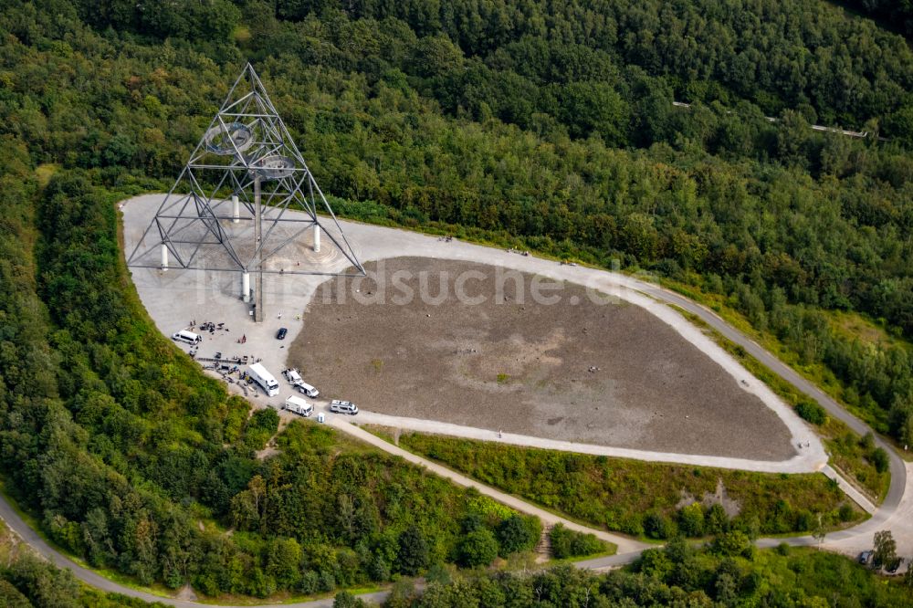 Luftbild Bottrop - Aussichtturm Tetraeder auf der Halde an der Beckstraße in Bottrop in Nordrhein-Westfalen