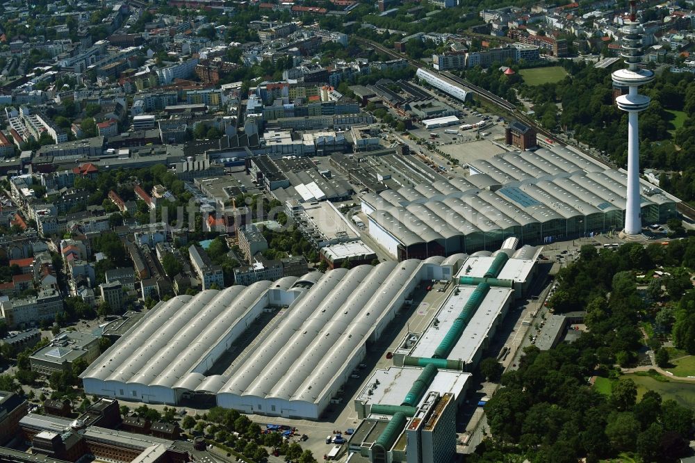 Luftbild Hamburg - Ausstellungsgelände und Messehallen der Hamburg Messe und Congress GmbH in Hamburg, Deutschland