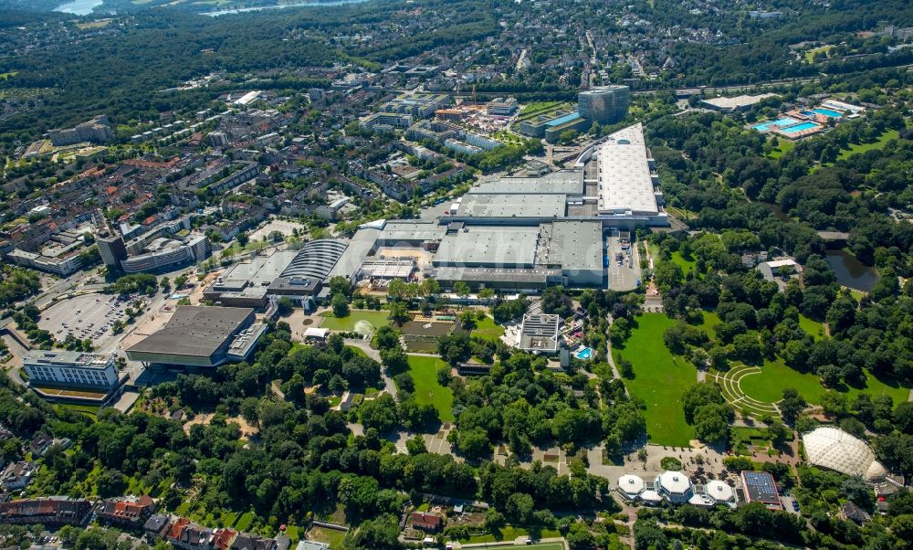 Luftbild Essen - Ausstellungsgelände und Messehallen der Messe Essen in Essen im Bundesland Nordrhein-Westfalen