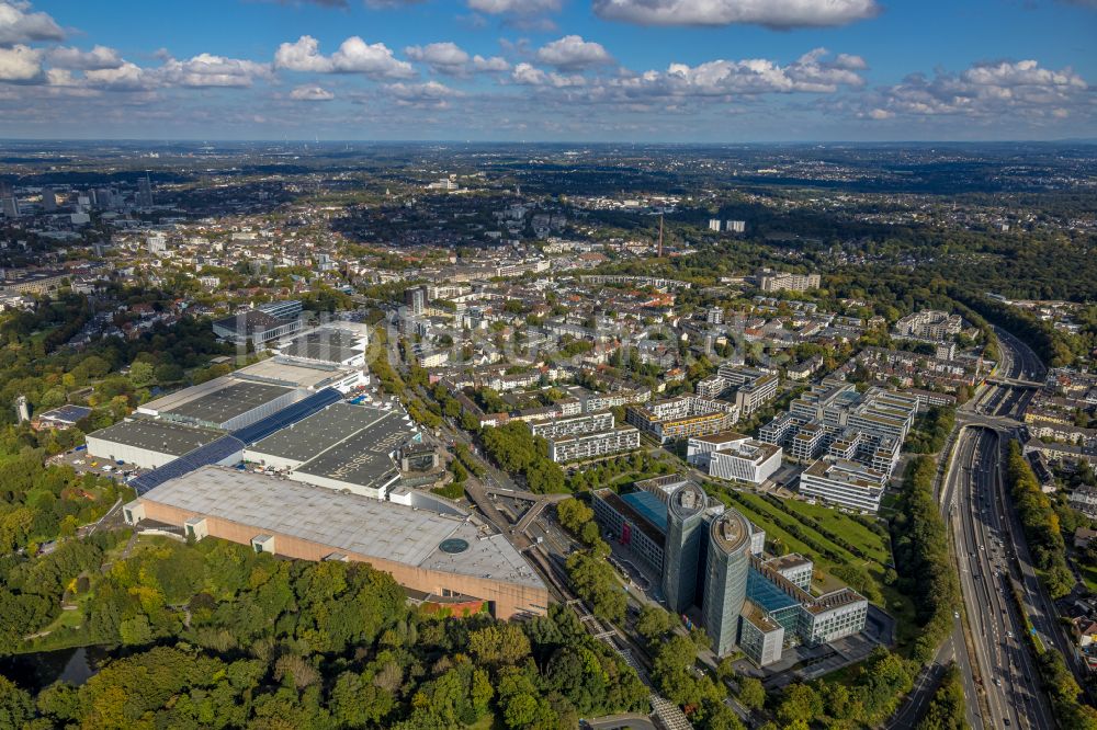 Luftbild Essen - Ausstellungsgelände und Messehallen der Messe Essen in Essen im Bundesland Nordrhein-Westfalen