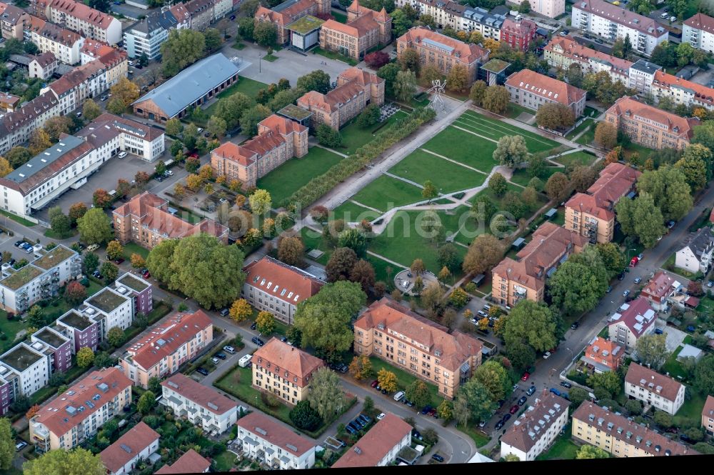 Luftbild Offenburg - Ausstellungsgelände und Messehallen der Messe Offenburg-Ortenau GmbH an der Schutterwälder Straße in Offenburg im Bundesland Baden-Württemberg, Deutschland