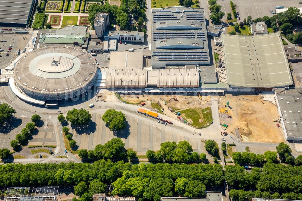 Luftbild Dortmund - Ausstellungsgelände und Messehallen der Westfalenhallen in Dortmund im Bundesland Nordrhein-Westfalen