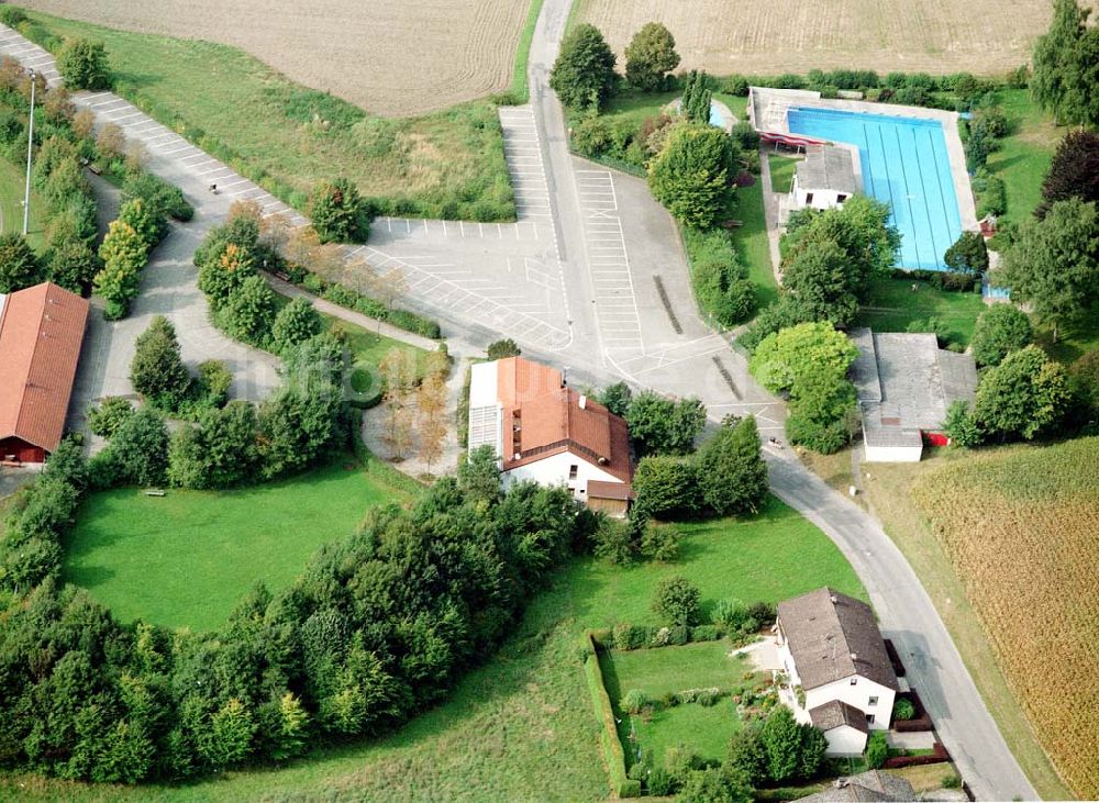 Simbach am Inn / Bayern aus der Vogelperspektive: Auststraße 4 in Simbach / Inn in Bayern.