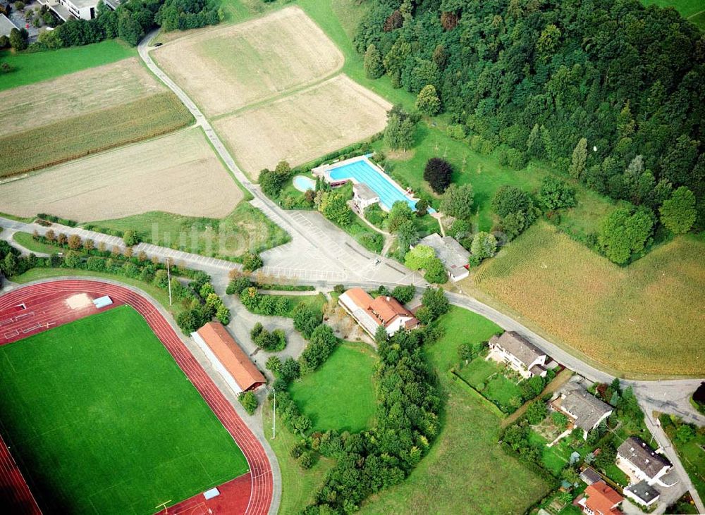 Simbach am Inn / Bayern aus der Vogelperspektive: Auststraße 4 in Simbach / Inn in Bayern.