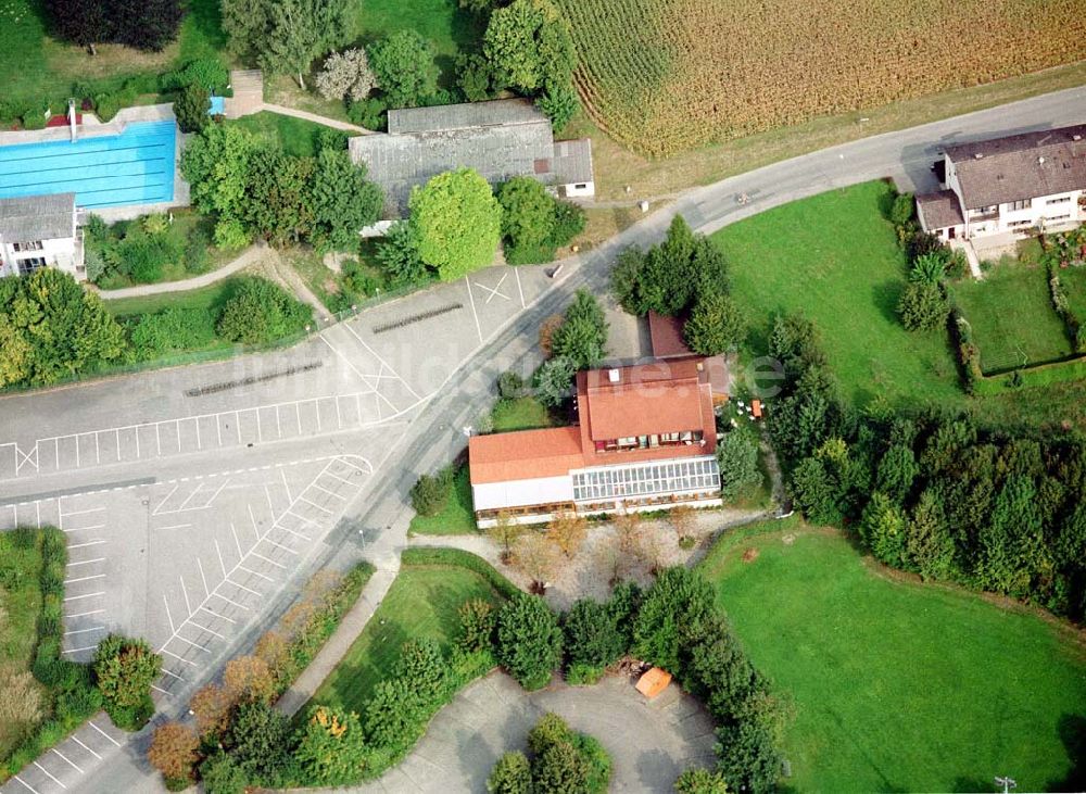 Simbach am Inn / Bayern aus der Vogelperspektive: Auststraße 4 in Simbach / Inn in Bayern.