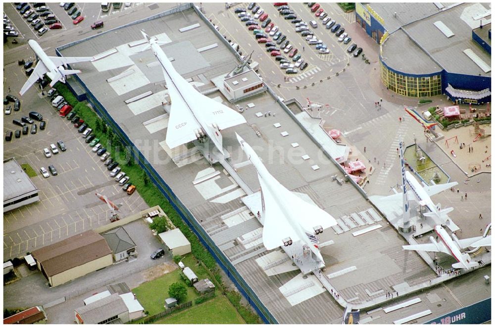 Sinsheim aus der Vogelperspektive: Auto + Technik Museum Sinsheim