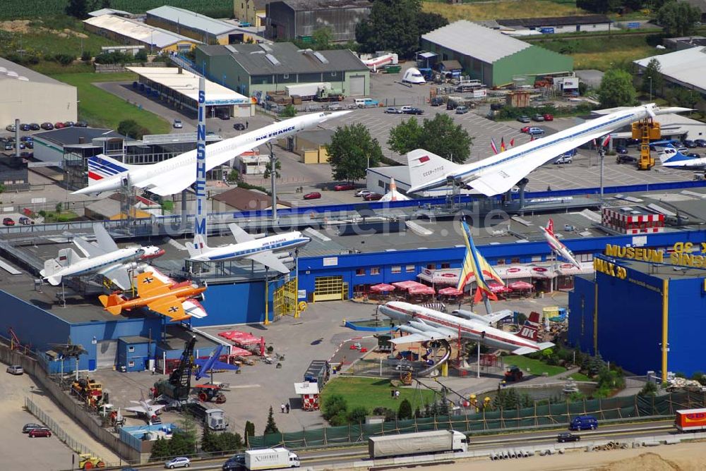 Sinsheim aus der Vogelperspektive: Auto & Technik Museum Sinsheim