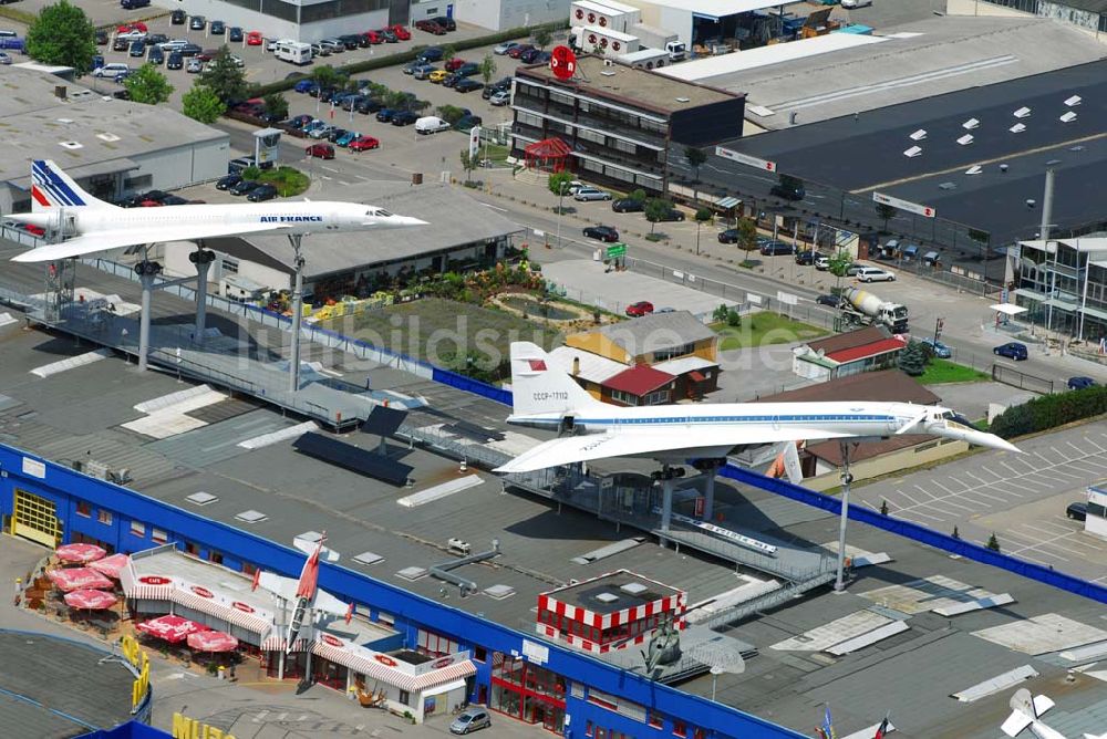 Sinsheim aus der Vogelperspektive: Auto & Technik Museum Sinsheim