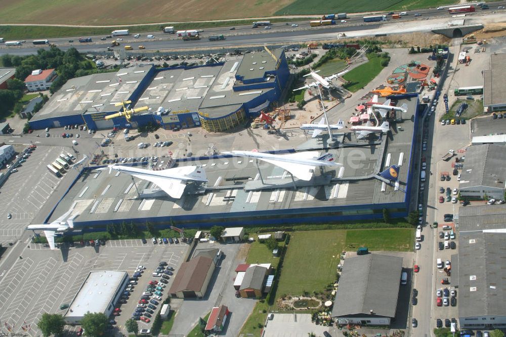 Sinsheim aus der Vogelperspektive: Auto & Technik Museum Sinsheim