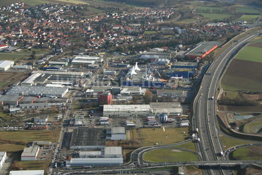 Luftbild Sinsheim - Auto & Technik Museum Sinsheim