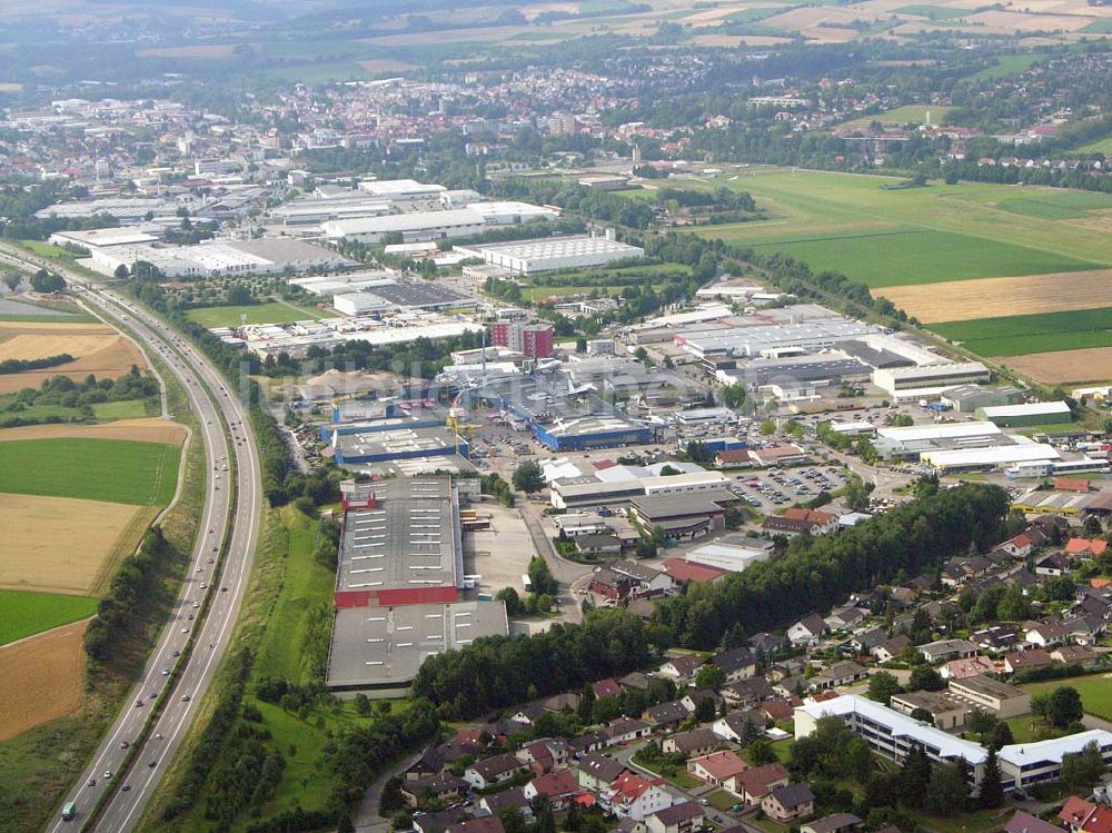 Sinsheim / Baden-Württemberg von oben - Auto & Technik Museum Sinsheim e.V - IMAX