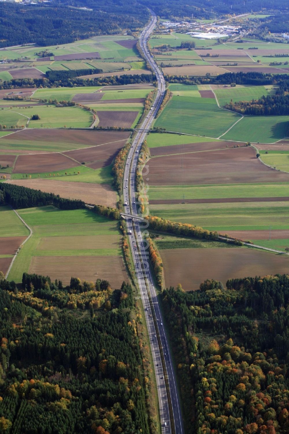 Luftbild Deißlingen - Autobahn- Trasse und Streckenverlauf der BAB A81 bei Deißlingen im Bundesland Baden-Württemberg, Deutschland