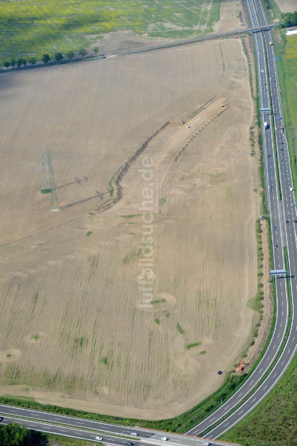 Luftaufnahme Schwanebeck - Autobahndreieck / interchange Schwanebeck