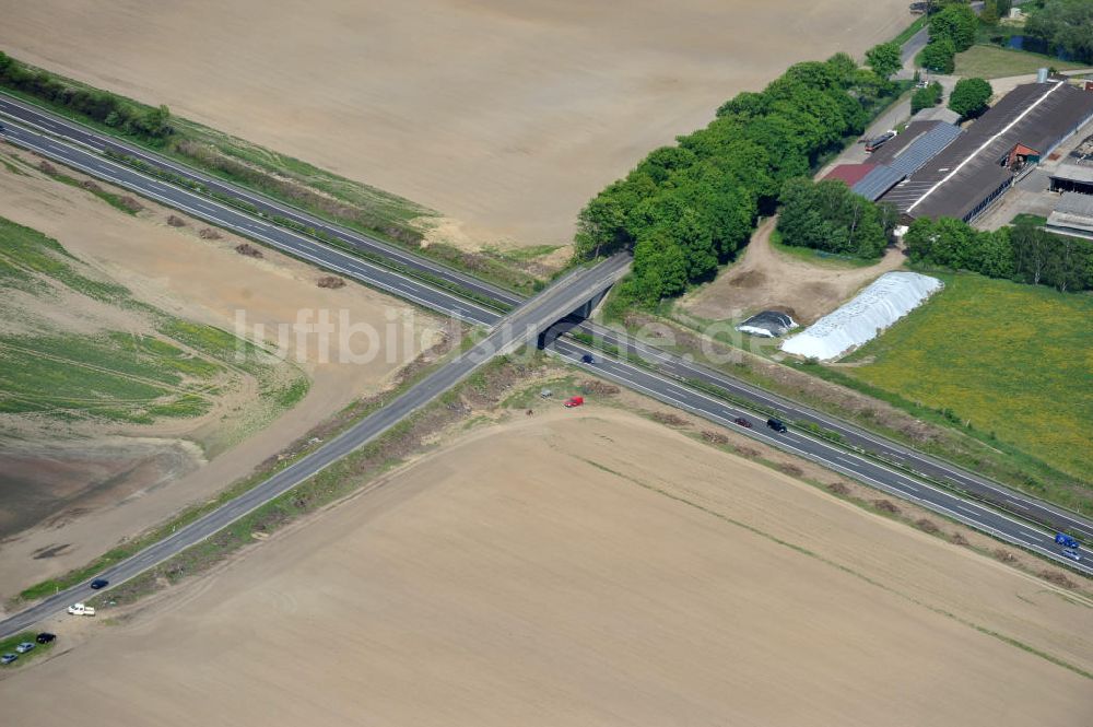 Luftaufnahme Schwanebeck - Autobahndreieck / interchange Schwanebeck