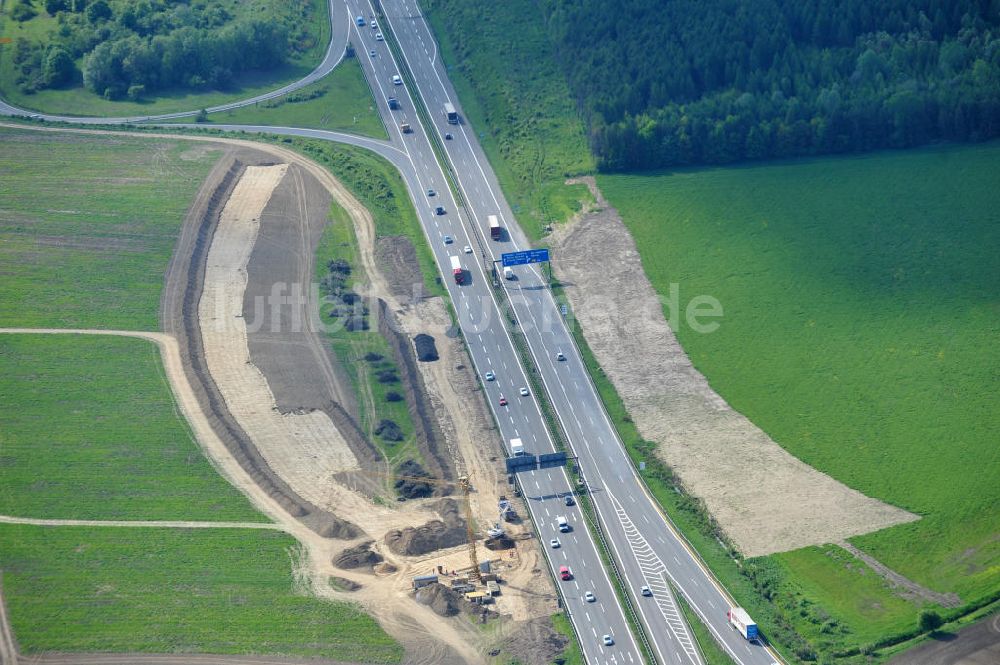 Luftbild Schwanebeck - Autobahndreieck / interchange Schwanebeck