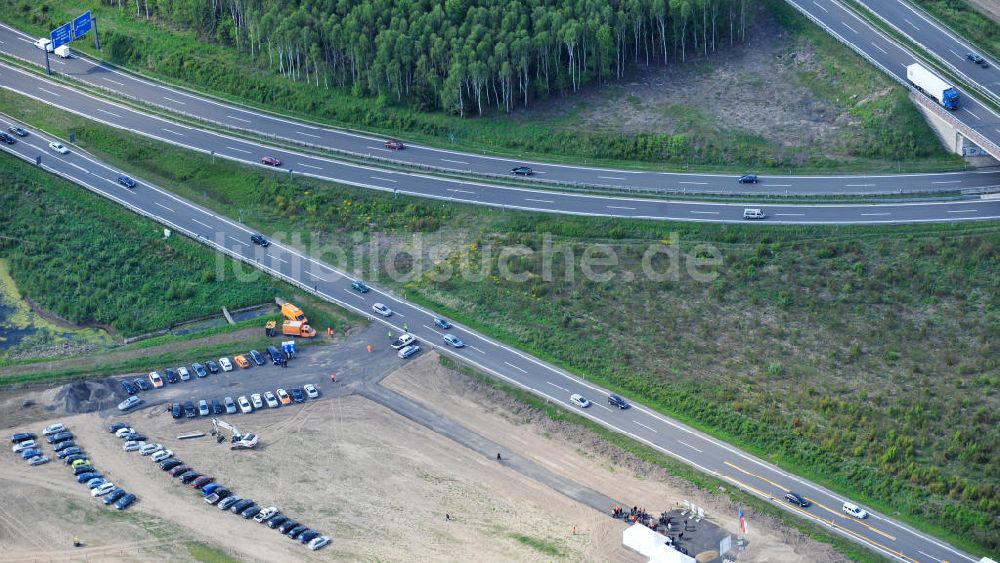 Luftaufnahme Schwanebeck - Autobahndreieck / interchange Schwanebeck