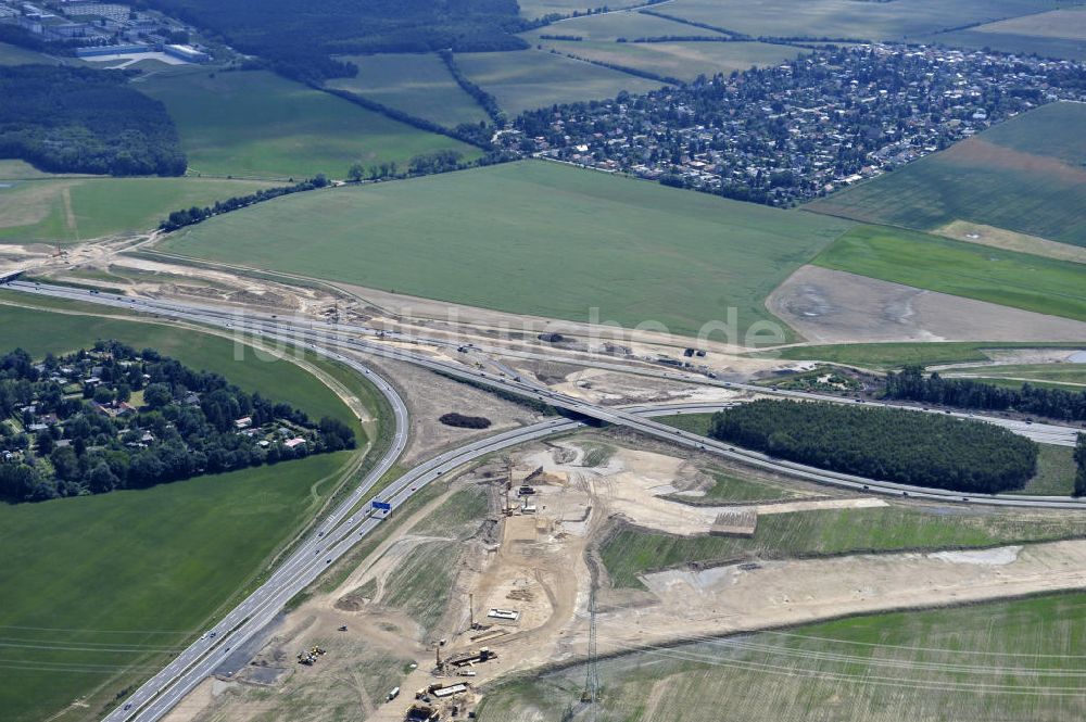 Luftbild Schwanebeck - Autobahndreieck / interchange Schwanebeck