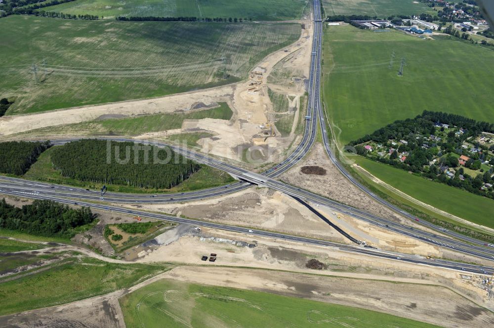 Luftaufnahme Schwanebeck - Autobahndreieck / interchange Schwanebeck