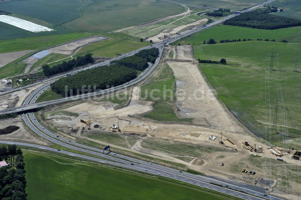 Luftaufnahme Schwanebeck - Autobahndreieck / interchange Schwanebeck