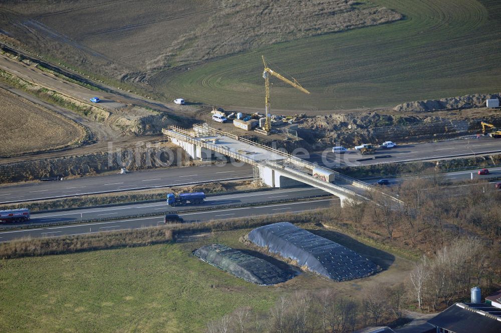 Luftaufnahme SCHWANEBECK - Autobahndreieck / interchange Schwanebeck, auch Autobahndreieck Kreuz Barnim genannt