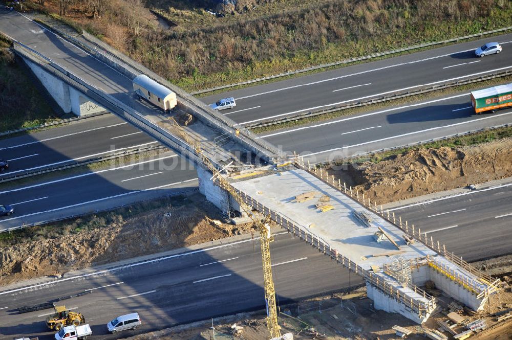 SCHWANEBECK von oben - Autobahndreieck / interchange Schwanebeck, auch Autobahndreieck Kreuz Barnim genannt