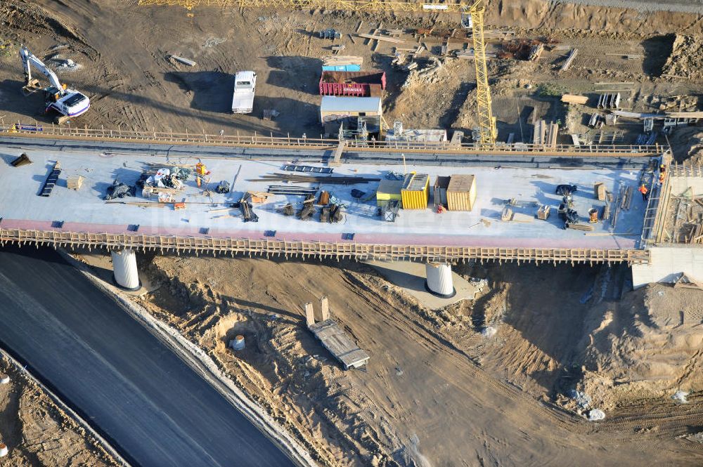 Luftaufnahme SCHWANEBECK - Autobahndreieck / interchange Schwanebeck, auch Autobahndreieck Kreuz Barnim genannt