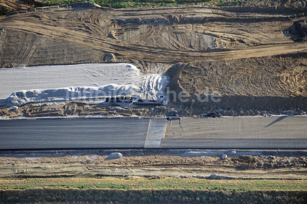 Luftaufnahme SCHWANEBECK - Autobahndreieck / interchange Schwanebeck, auch Autobahndreieck Kreuz Barnim genannt