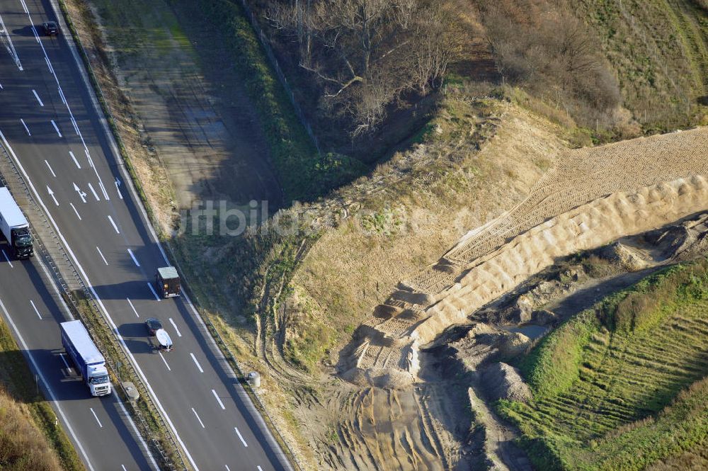 Luftbild SCHWANEBECK - Autobahndreieck / interchange Schwanebeck, auch Autobahndreieck Kreuz Barnim genannt