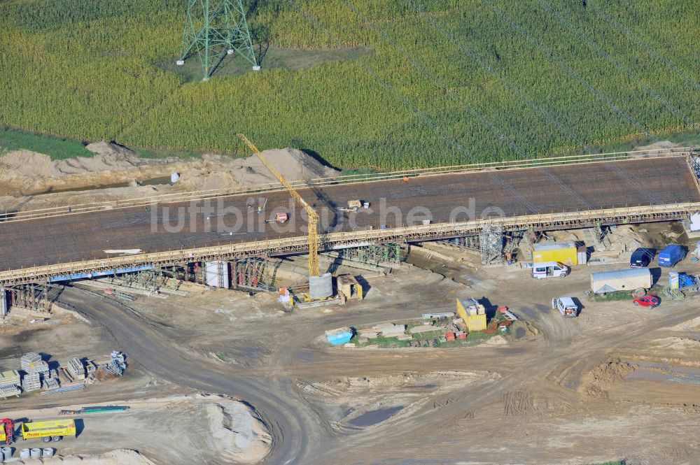 Luftbild Schwanebeck - Autobahndreieck / interchange Schwanebeck, jetzt Autobahndreieck Kreuz Barnim