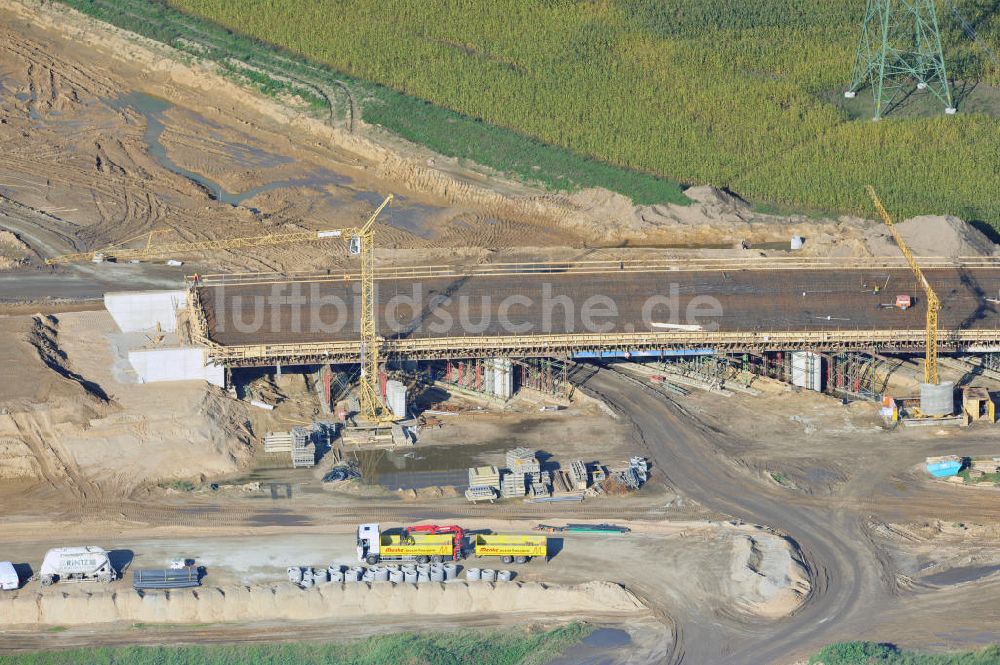 Luftaufnahme Schwanebeck - Autobahndreieck / interchange Schwanebeck, jetzt Autobahndreieck Kreuz Barnim