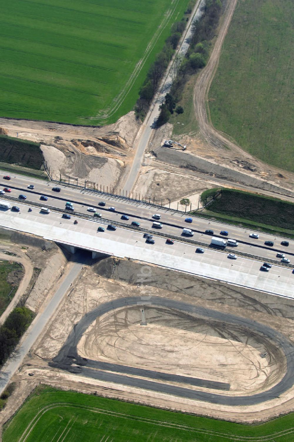 Luftaufnahme NUTHETAL - Autobahndreieck Nuthetal (A 10 und A 115) bei Potsdam