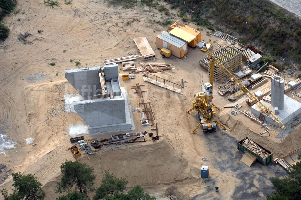 Nuthetal aus der Vogelperspektive: Autobahndreieck Nuthetal wird umgebaut