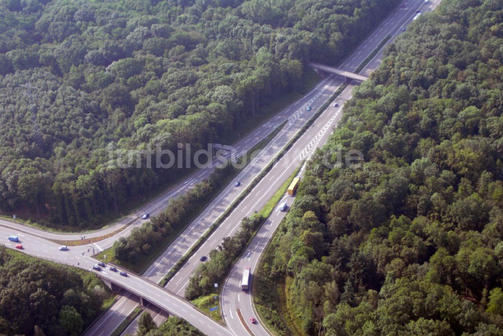 Offenburg aus der Vogelperspektive: Autobahnkreuz Offenburg