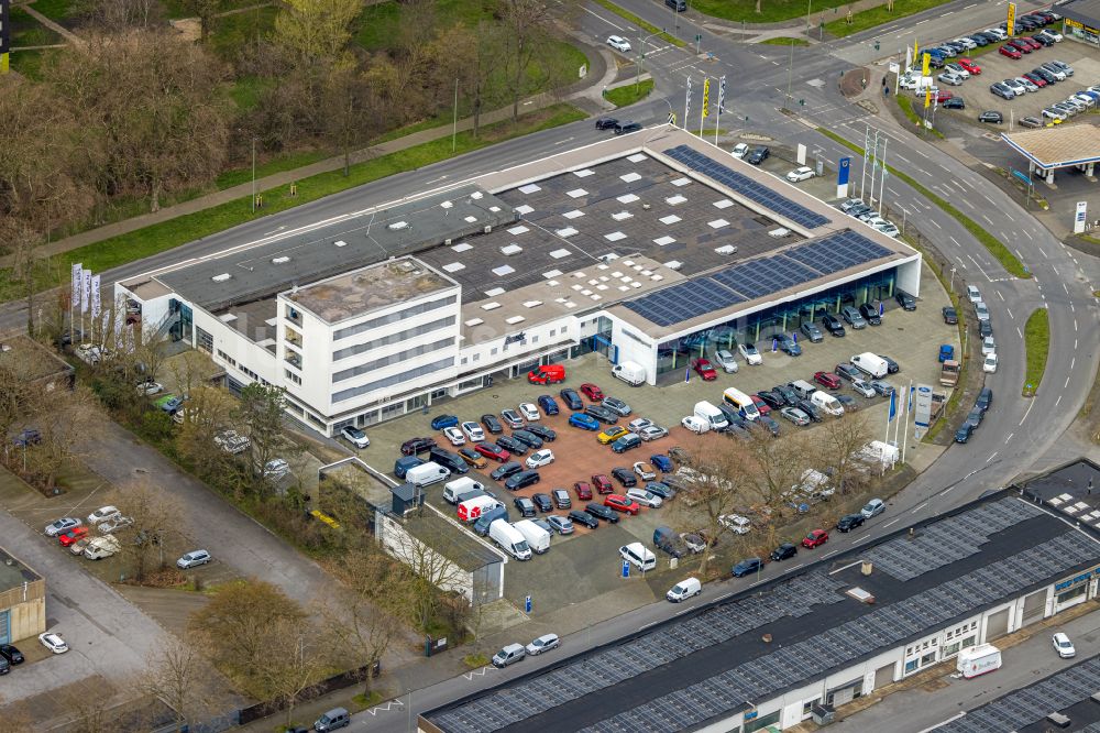 Duisburg Aus Der Vogelperspektive: Autohandels- Gebäude Autohaus Bernds ...