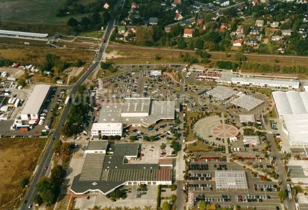 Hoppegarten von oben - Autopark Hoppegarten