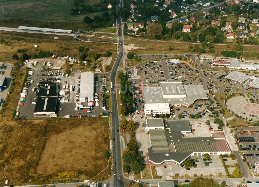 Hoppegarten aus der Vogelperspektive: Autopark Hoppegarten