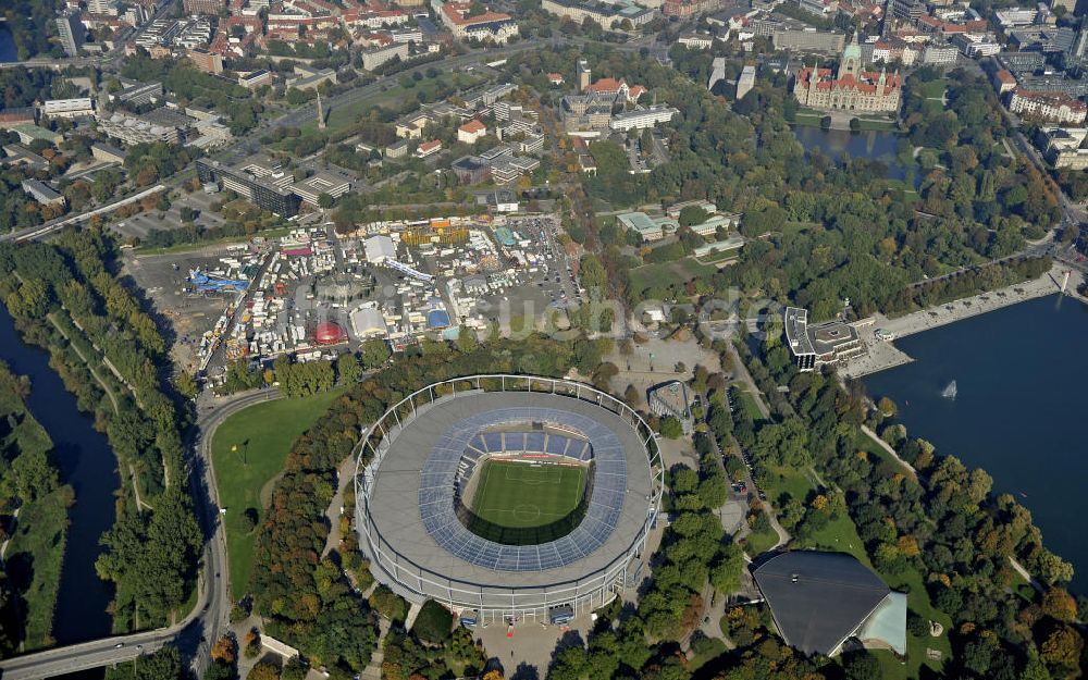 Luftbild Hannover - AWD-Arena Hannover