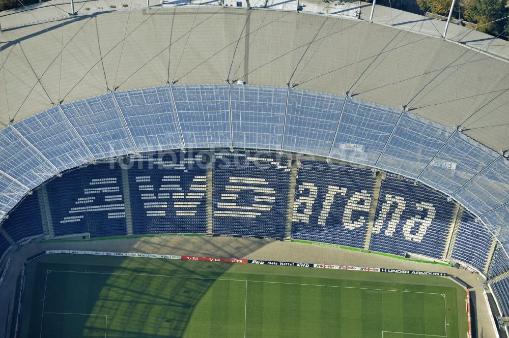 Hannover aus der Vogelperspektive: AWD-Arena Hannover