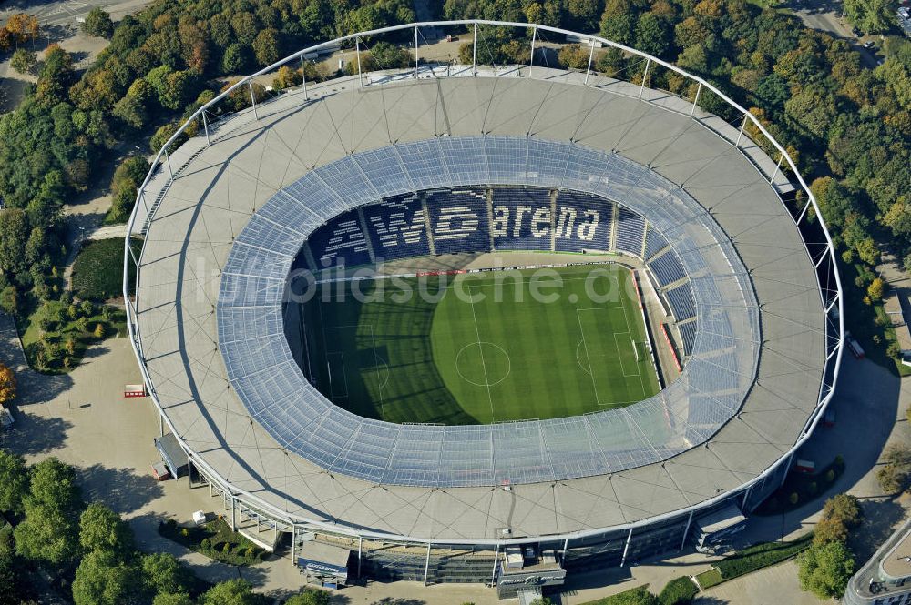 Hannover von oben - AWD-Arena Hannover