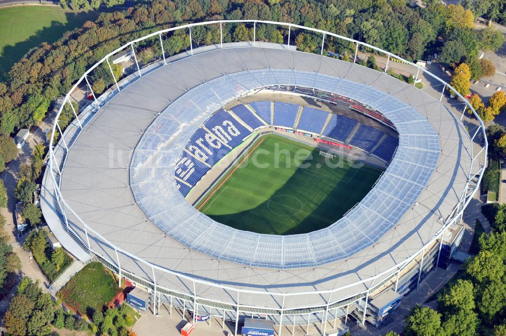 Hannover von oben - AWD Arena Hannover