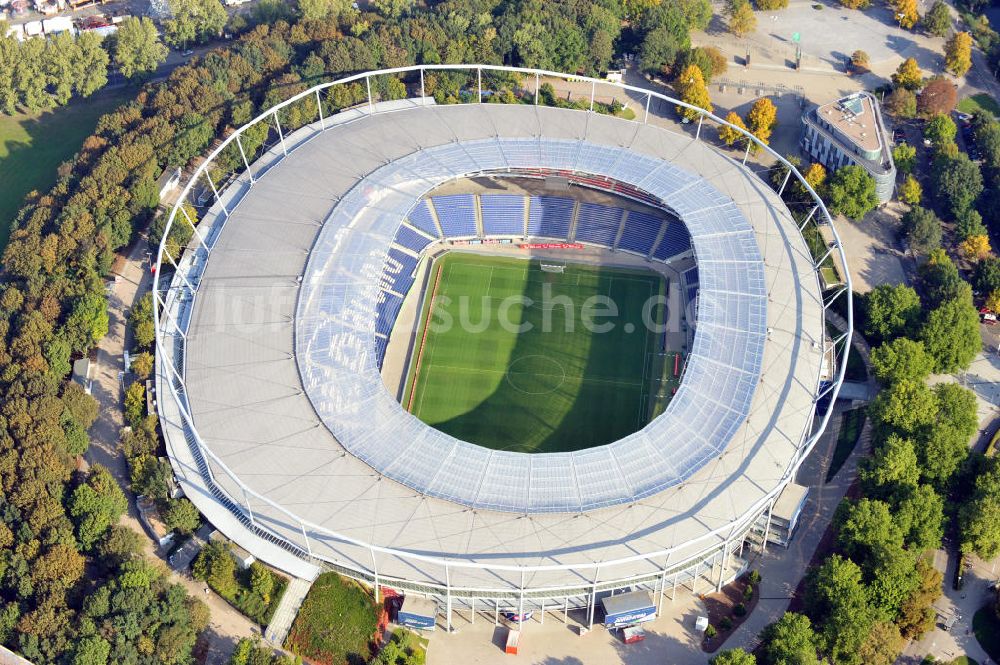 Hannover aus der Vogelperspektive: AWD Arena Hannover