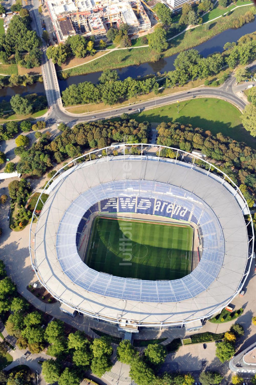 Luftbild Hannover - AWD Arena Hannover