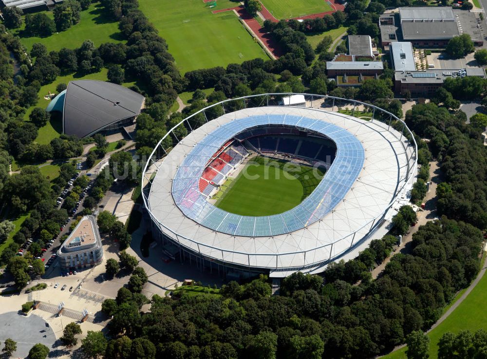 Hannover aus der Vogelperspektive: AWD Arena Hannover