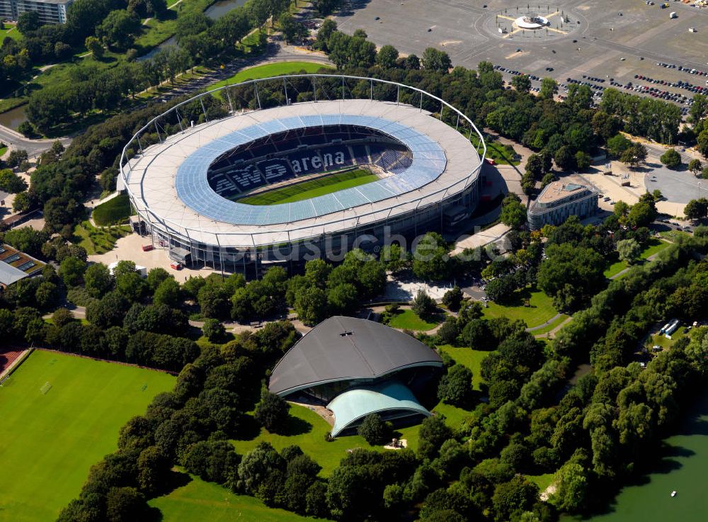 Luftaufnahme Hannover - AWD Arena Hannover