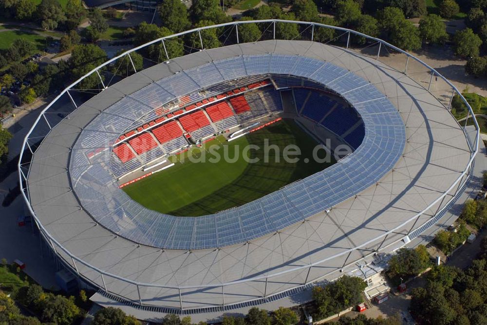 Luftaufnahme Hannover - AWD-Arena Hannover