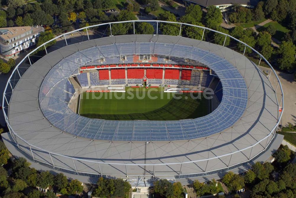 Hannover von oben - AWD-Arena Hannover