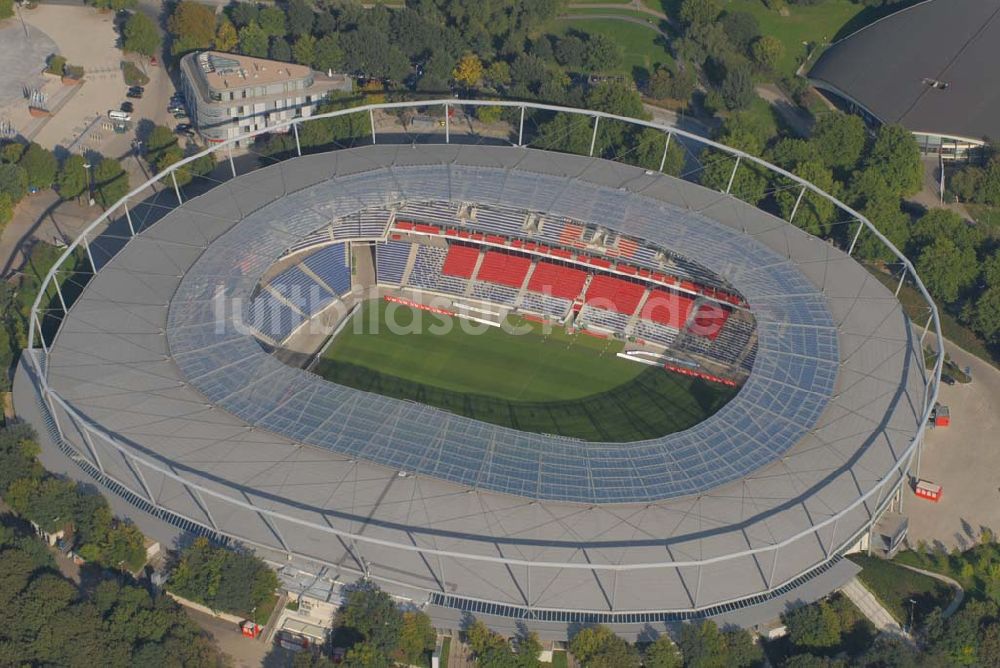 Hannover aus der Vogelperspektive: AWD-Arena Hannover